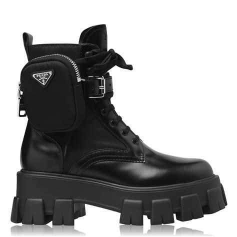 prada boots cowboy|prada military boots.